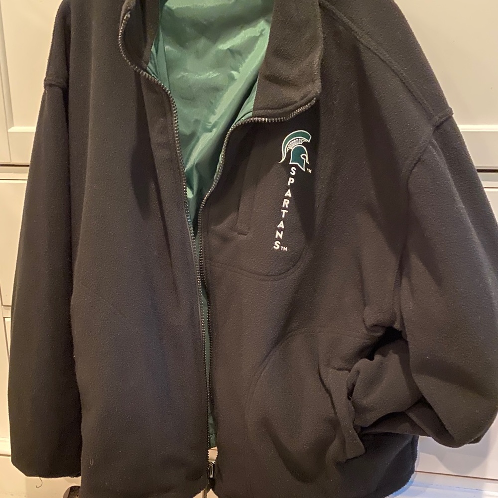 Reversible Michigan State University coat/jacket